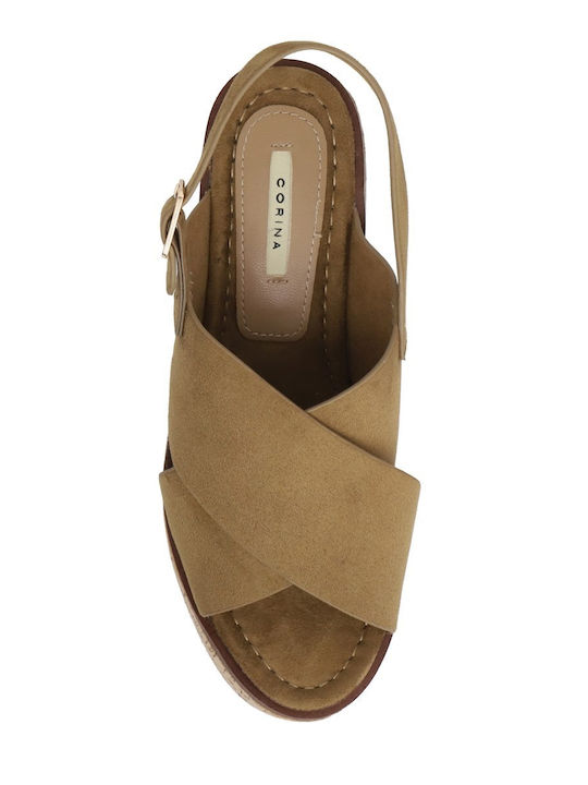 Summer Women's Platforms Tabac Brown