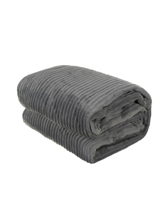 Elektrische Gitarren Decke Pelzig Einzeln 160x200cm Gray