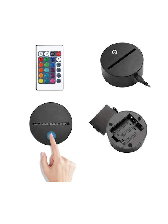 Lumini LED Lampa De Masă Pentru Copii Decorațiune Neagră 3cm
