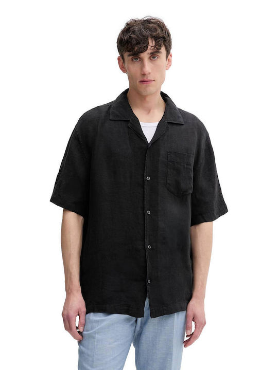 Short Sleeve Linen Shirt Mint