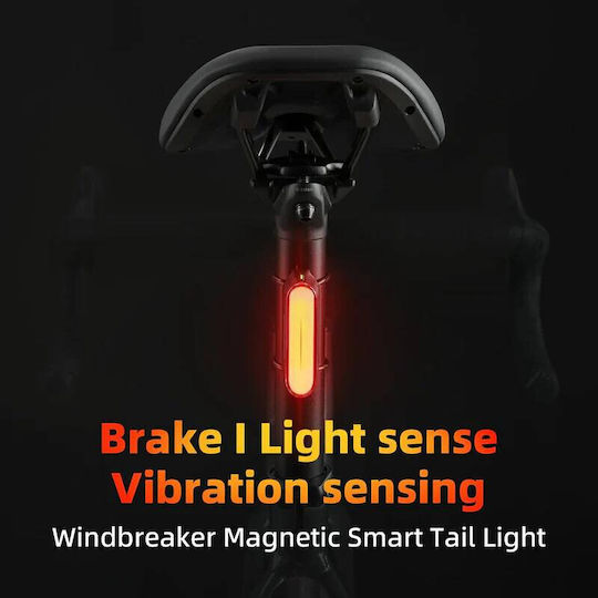 Rockbros RB.LIGHT033 Επαναφορτιζόμενο Οπίσθιο Φως Ποδηλάτου