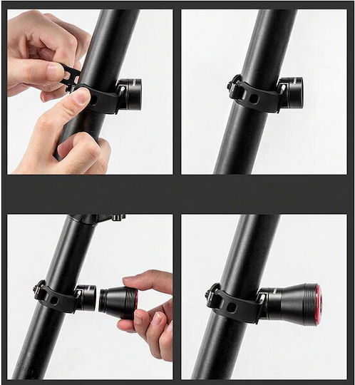 Rockbros RB.LIGHT003 Επαναφορτιζόμενο Οπίσθιο Φως Ποδηλάτου