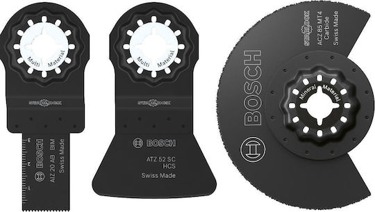 Комплект Остриета За Плочки Starlock Bosch 3 Броя