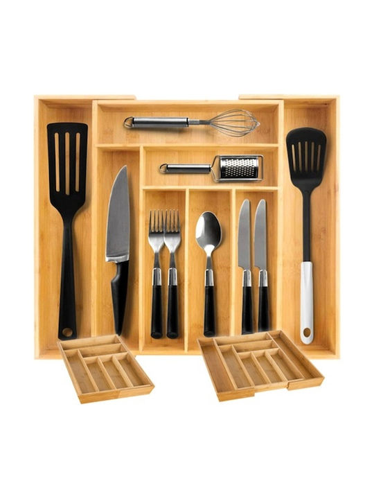 Tăvi Pentru Tacâmuri De Sertar Rabătabilă Din Lemn 33.5x45.5x5cm