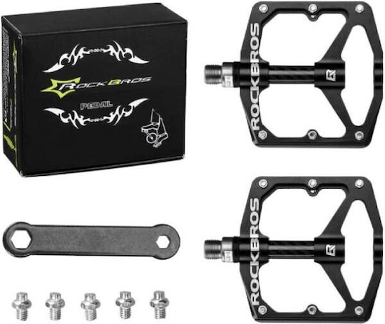 Rockbros Fahrradpedale Plattform Schwarz