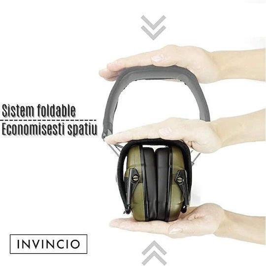 Invincio Elektronische Sicherheitskopfhörer mit Band