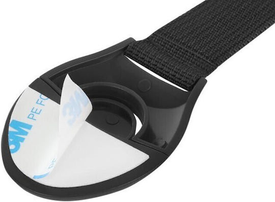 Türstopper Kleber Kunststoff Schwarz 6 Stück