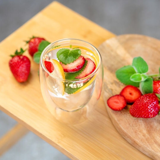 Glass Mug Transparent 350ml 6 Pieces