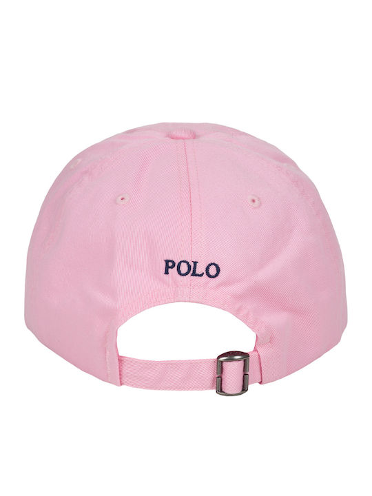 Ralph Lauren Kids' Hat Jockey Fabric Clsc Pink