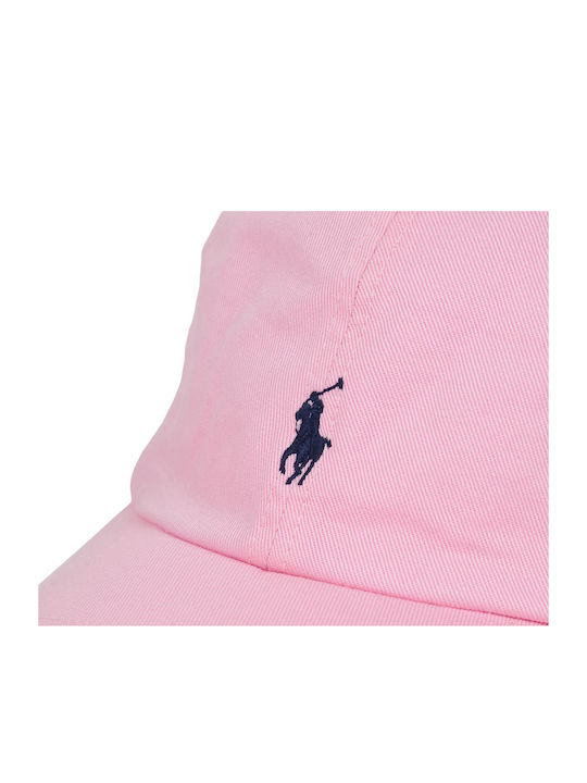 Ralph Lauren Kids' Hat Jockey Fabric Clsc Pink