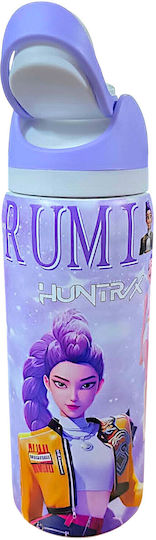 Kpop Demon Hunters Kids Water Bottle Thermos Purple 500ml