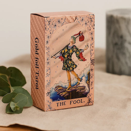 Tarot Cards Moon Phase Rose Gold Guidebook 78 Cards+Book