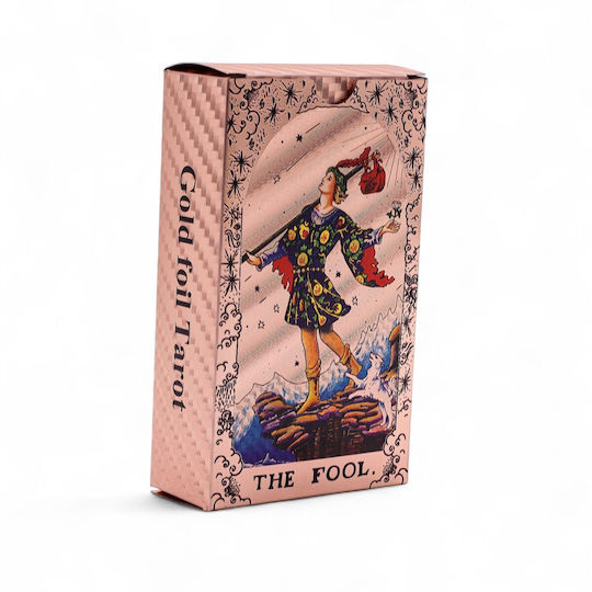 Tarot Cards Moon Phase Rose Gold Guidebook 78 Cards+Book