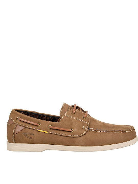 Δερμάτινα Ανδρικά Boat Shoes σε Καφέ Χρώμα