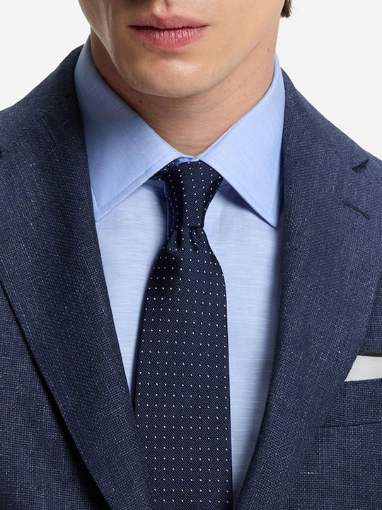 Sakou de Vară pentru Bărbați cu Croială Slim Darkblue