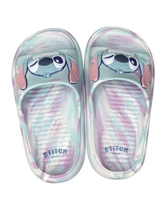 Παιδικές Σαγιονάρες Flip Flops Γαλάζιες Stitch