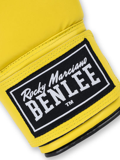 Benlee Rodney Boxhandschuhe aus Kunstleder für Wettkampfhandschuhe Gelbe