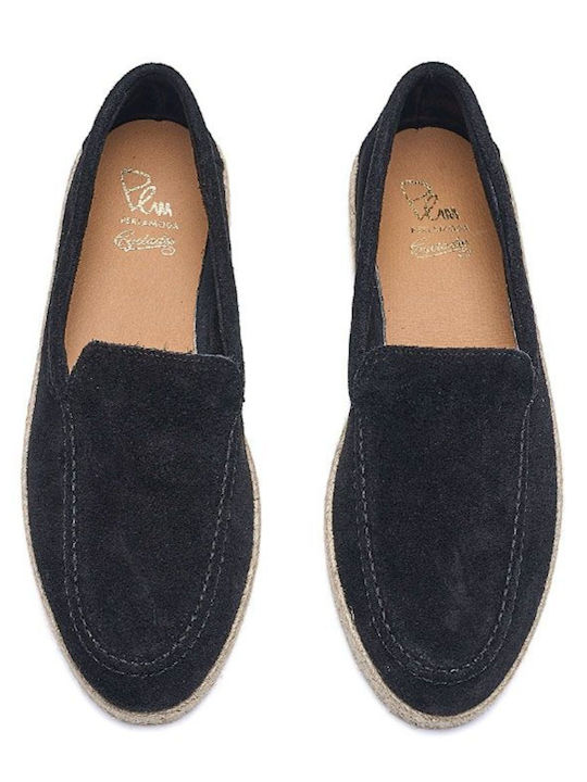 Fabric Men's Espadrilles in Black Colour