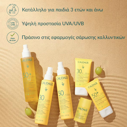 Caudalie Vinosun Cremă Solară de Față SPF50 50ml