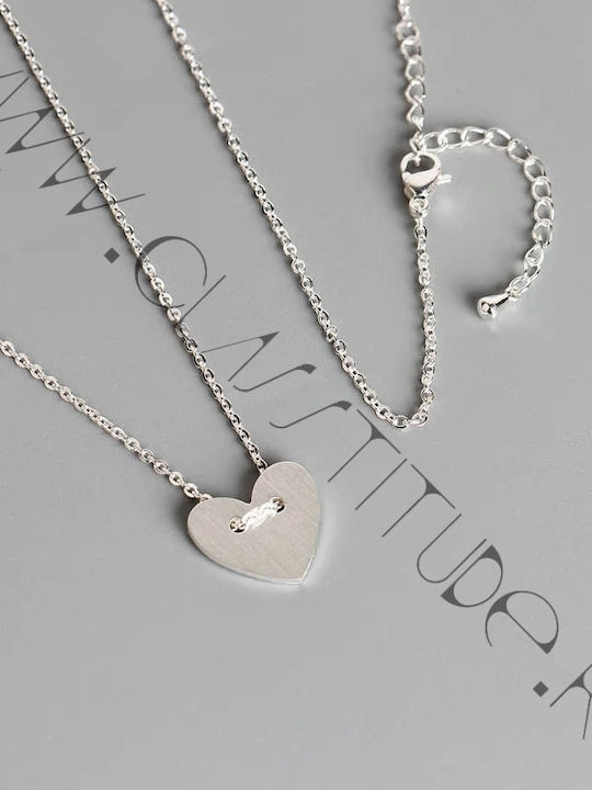 Kesnup Heart Design Steel Choker