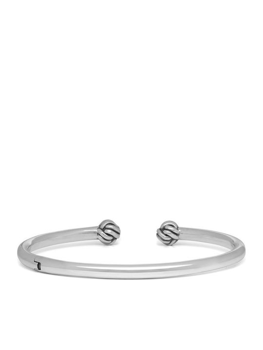 Buddha to Buddha Damentäuber Armband Handschelle aus Silber 19cm