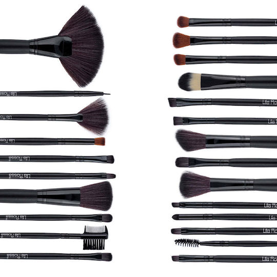 Set 24 Professional Makeup Brushes Lila Rossa Royal
