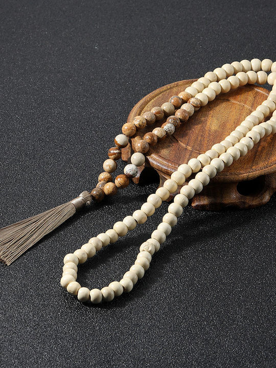 Handmade Meditation Mala Wooden Beads 8mm