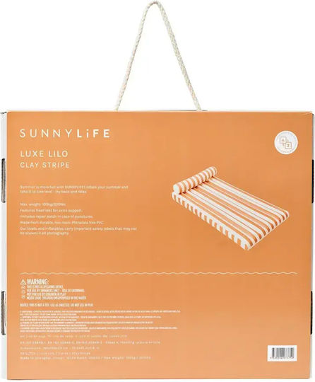 Sunnylife Luxe Lilo Inflatable Sea Mattress 108x105cm