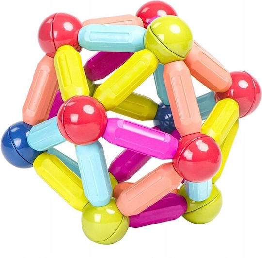 Lean Toys Magnetic Construction Toy Blocks Set In Box 3d