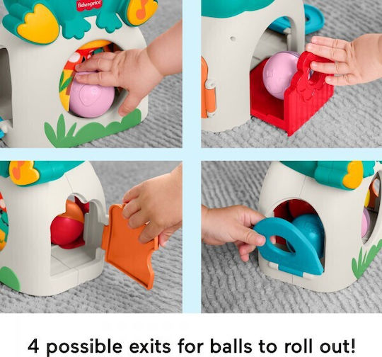 Fisher Price Frog Ball Pop Ball with Lights and Sounds for 6+ Months