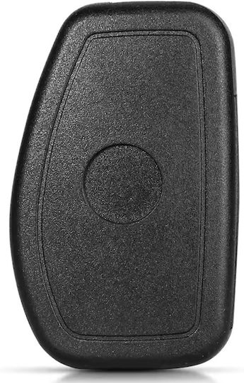 Techstar Husa Pentru Chei Auto Tip Briceag Flip Ne72 3 Butoane Compatibilă Cu Dacia Logan Sandero Duster Renault Clio Megane