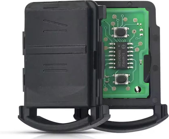 Telecomandă Completă Pentru Cheie Auto Techstar Compatibilă Opel Corsa C Combo Meriva Tigra Vauxhall 2 Butoane 433 Mhz 5wk48669 Hu46 Lamă