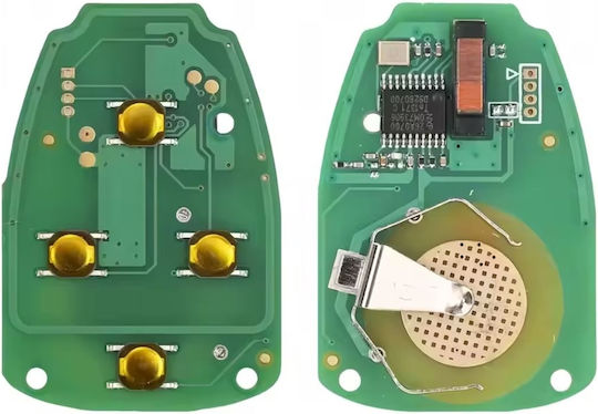 Cheie Auto Cu Telecomandă 433mhz 3 Butoane Id46 Pcf7941 Kobdt04a Electronică Baterie Compatibilă Chrysler 300 Dodge Charger Durango Jeep Grand Cherokee