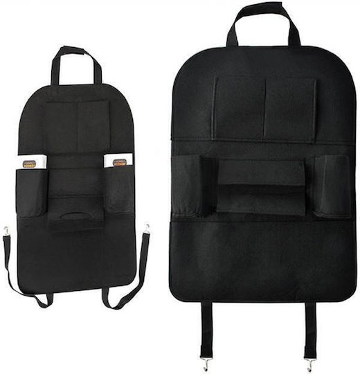 Universal Car Seat Organizer 54 X 39 Cm Black
