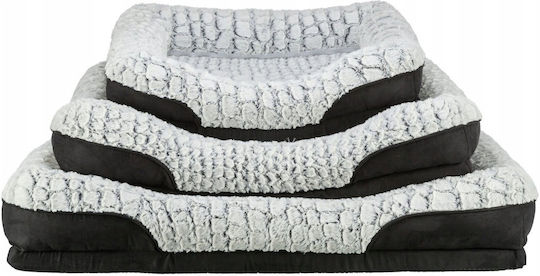 Lino Vital Bed Dog Cat Black Grey 110 × 75 Cm