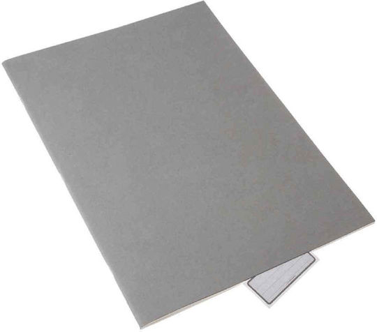 Grey Sketch Booklet Grey Cover K&p 16x20 Cm