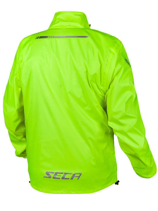 Seca Typhoon Fluo Yellow Rain Jacket Size S Seca Typhoon Fluo Yellow Rain Jacket Size S