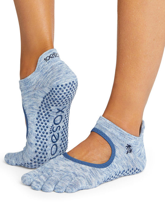 Toesox Спортни Чорапи За Йога И Пилатес Сини
