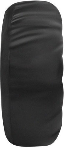 Set 4 Tire Covers Rubber Storage Black