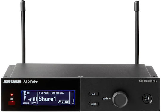 Shure SLXD14+ Microfon Condensator Wireless Cu Clemă