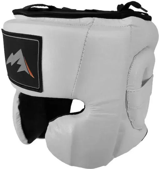 Olympus Sport Boxing Helmet Adult Open Face Leather Black