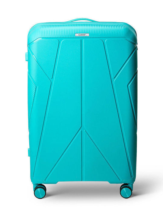 Xplorer Großer Hartreisekoffer Aqua mit 4 Rädern