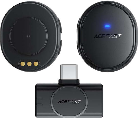 Acefast Acefast Drahtloses Mikrofon Set Peto Clip-On Für Kamera