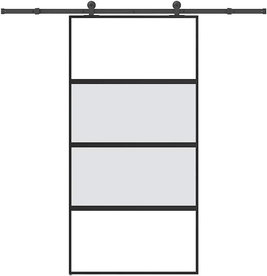 Vidaxl Συρόμενη Πόρτα Σετ Υλικού 102,5x205 Cm Γυαλί&αλουμίνιο Vidaxl Συρόμενη Πόρτα Σετ Υλικού 102,5x205 Cm Γυαλί&αλουμίνιο