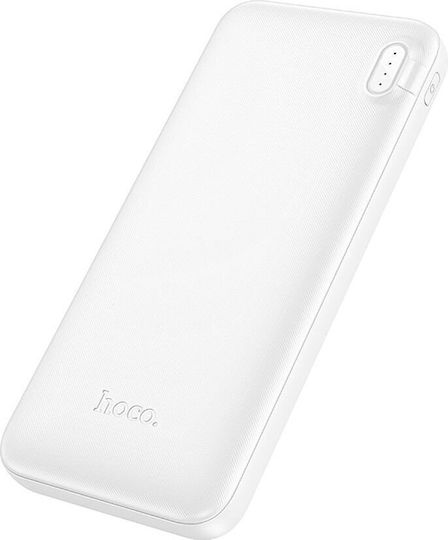 Hoco J128 Power Bank 10000mAh 10W with 2 USB-A Output Ports White