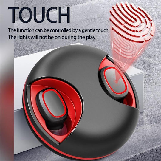 Nubi TWS 02 In ear Bluetooth хендсфри Слушалки с Кутийка за Зареждане Черен