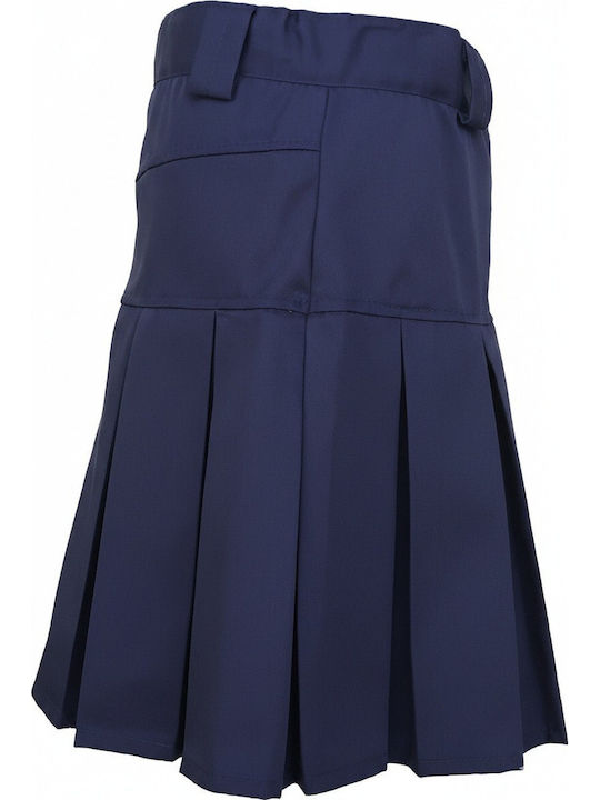 Women's Plisat Skirt Albastru marin
