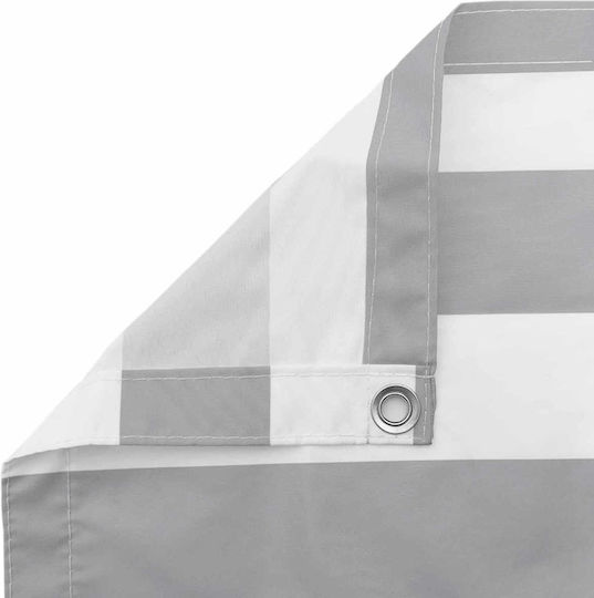 vidaXL Rechteckiger Schattengewebe-Teiler Grau mit PU-Beschichtung 0,75x10x10m