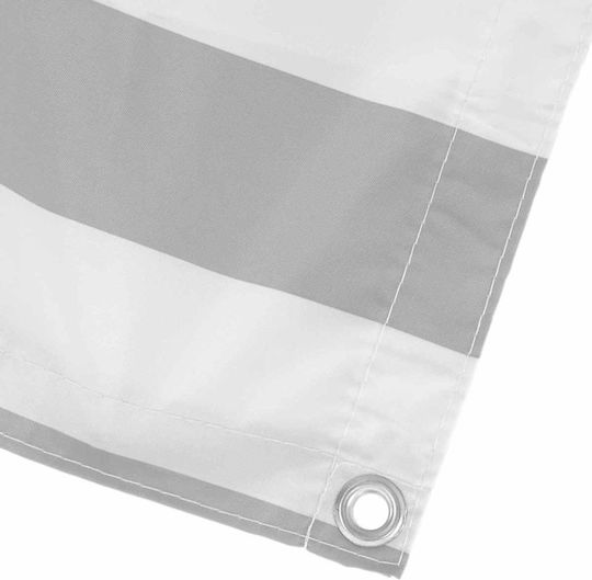 vidaXL Rechteckiger Schattengewebe Trennwand Grau 1x3m