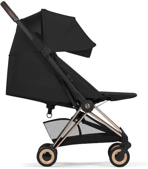 Cybex Coya Καρότσι Μωρού Kατάλληλο για Nεογέννητο Rosegold / Sepia Black